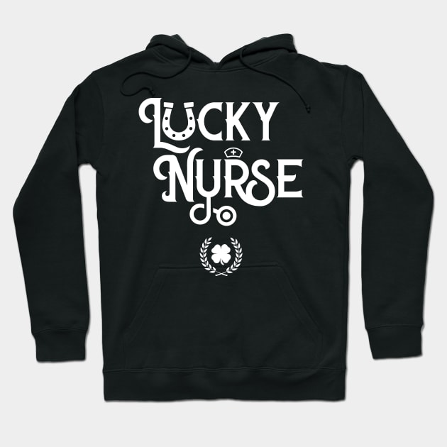 Lucky Nurse Funny St Patricks Day Hoodie by trendingoriginals